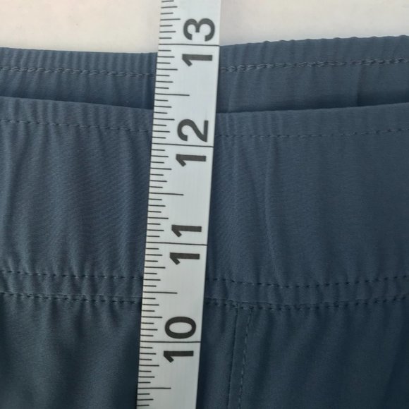 EDDIE BAUER Departure Ankle Pant Blue Pull On Pockets Size XL 38x 28 Women - Picture 7 of 12